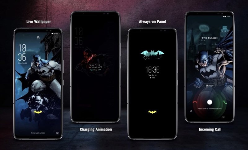 Giao diện tùy biến cho ROG Phone 6D Batman Edition