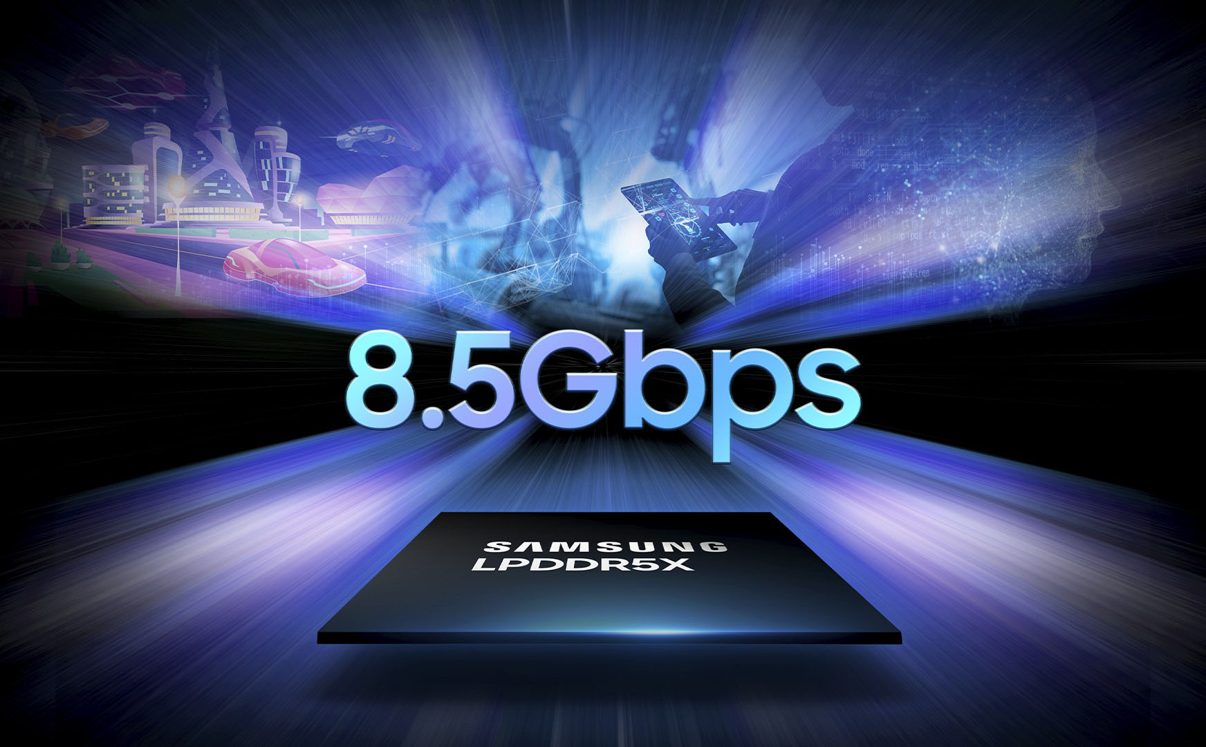 Công nghệ LPDDR5X của Samsung đạt được tốc độ lên đến 8.5Gbps