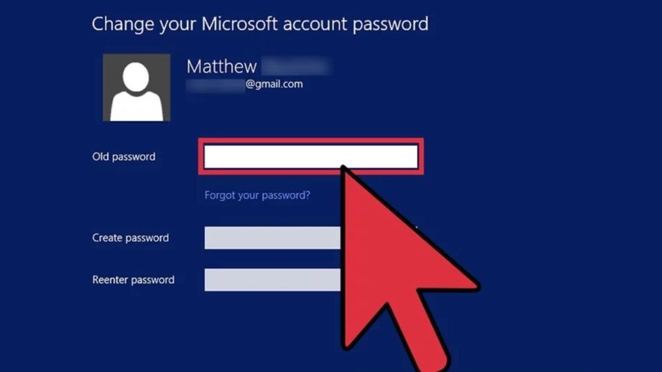 Cập nhật mật khẩu cho máy tính