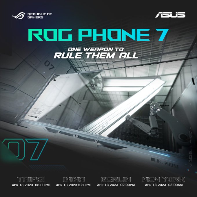 ROG Phone 7 sẽ được ra mắt vào ngày 13/4 tới