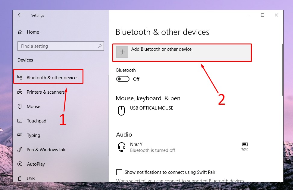 Bluetooth other devices