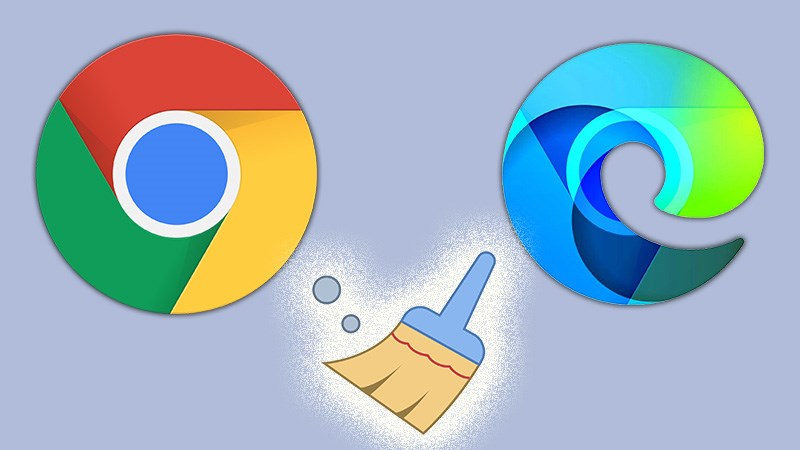 Cách xóa lịch sử Google Chrome, Microsoft Edge